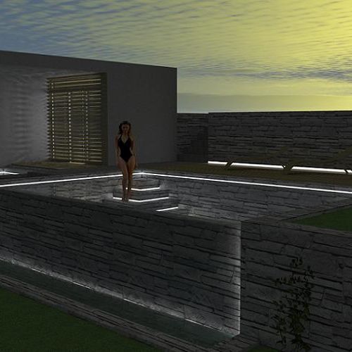 DCA Ateliér - Záhradný bazén a wellness domček - Paňovce (2013) - 2