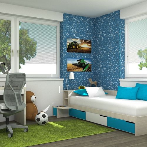 DCA Ateliér - Interiér rodinného domu - Detská izba - Moravany (2017) - 3