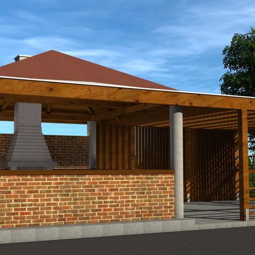 DCA Ateliér - Redizajn záhradného altánku - Nižné Nemecké (2020) - 2