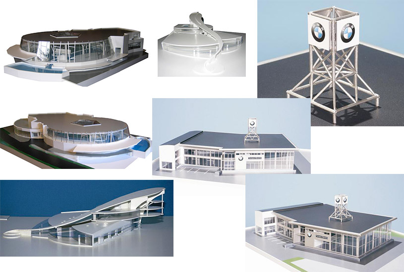 DCA Ateliér - Architektonické modely - koláž